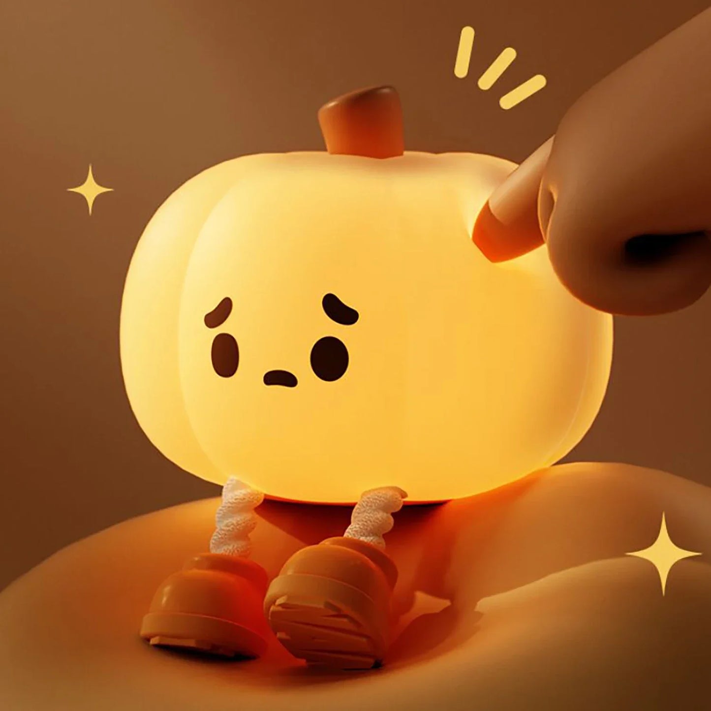 Pumpkin Silicone Night Light